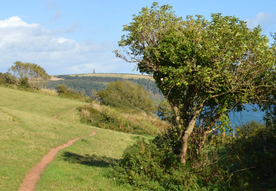 The lower route home towards Dartmouth