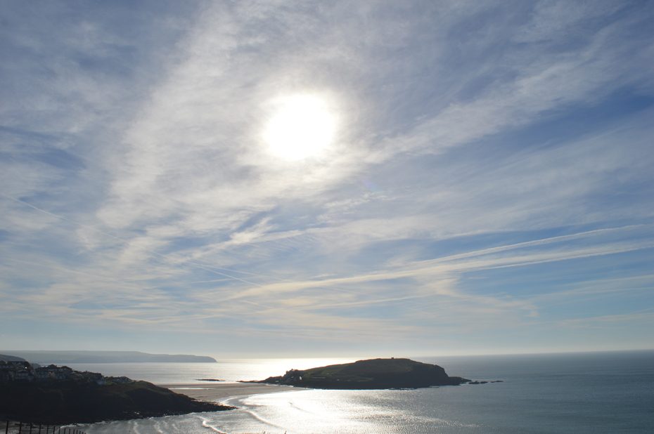 The land bridge to Burgh Island, as featured as a filming location on the BBC's Coastal Path programme