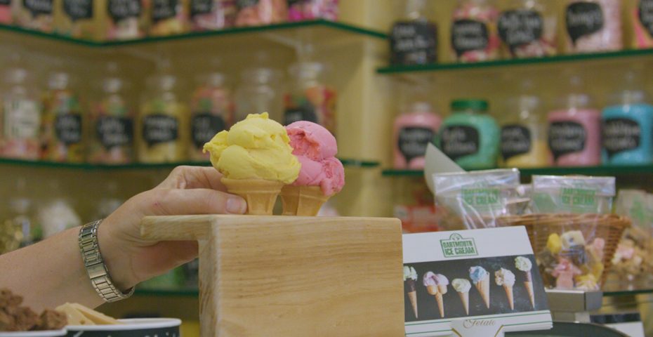 100 flavours of ice cream Dartmouth ice cream company