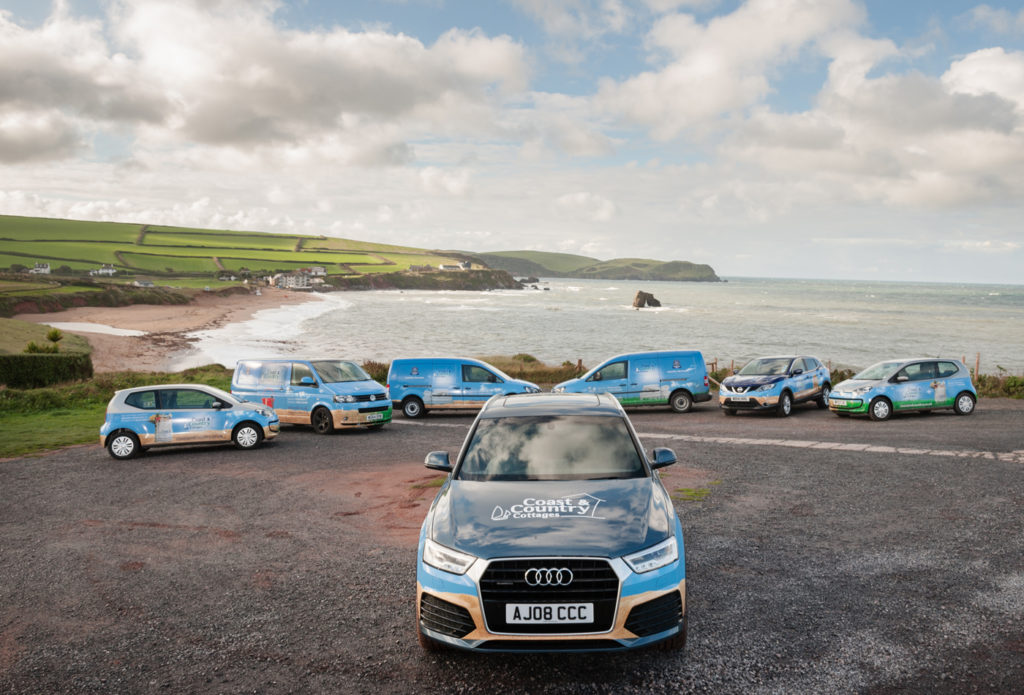 Coast & Country Cottages cars - agency managed service