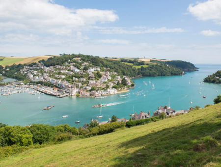 Buying a holiday home in Dartmouth, views from above town
