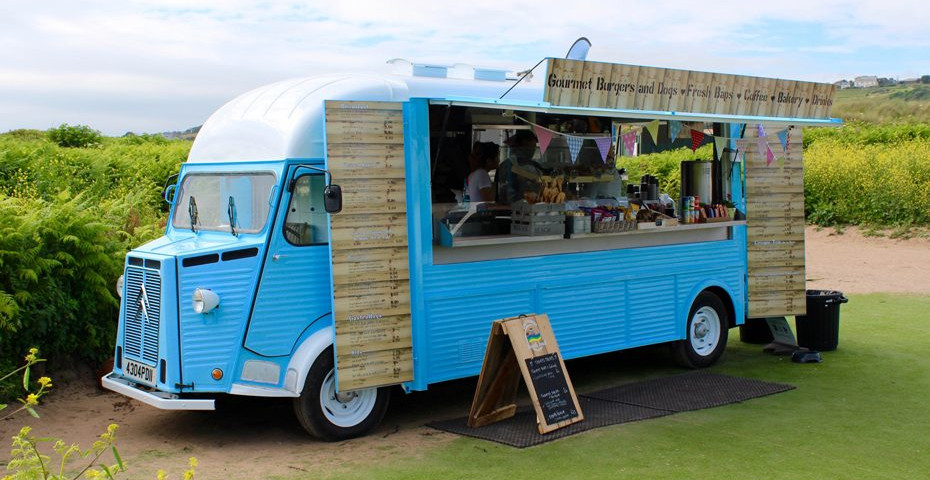 best cream tea in Devon - Bantham Beach Gastrobus