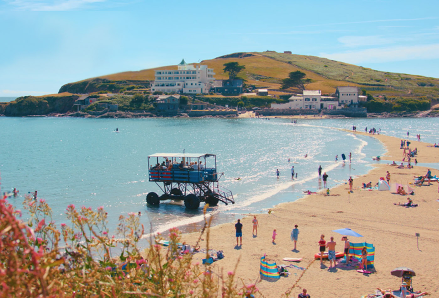 Bigbury-on-Sea beach, near Burgh Island