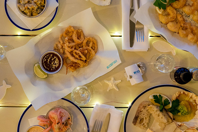 Rockfish Christmas lunch in South Devon 