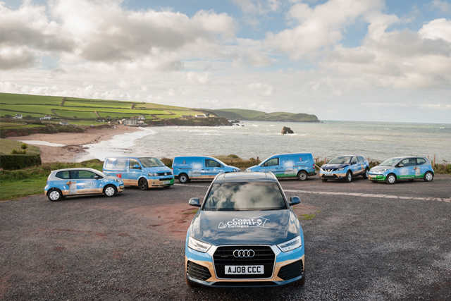 Coast & Country Cottages branded cars