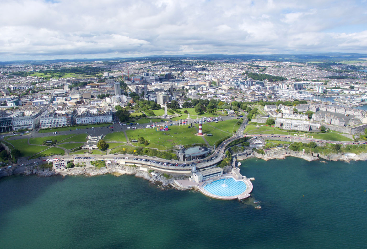 Plymouth city drone
