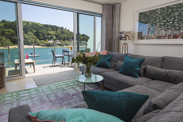 View from the lounge of Villa 8, Estura, Salcombe