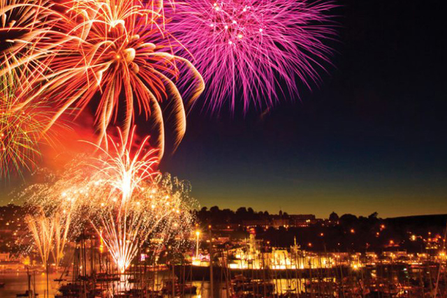 Dartmouth Regatta fireworks