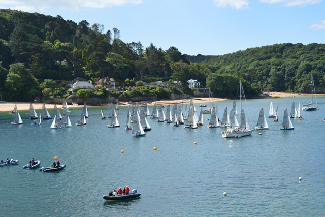 What's on in South Devon | Boats on the water at Merlin Rocket Week, Salcombe