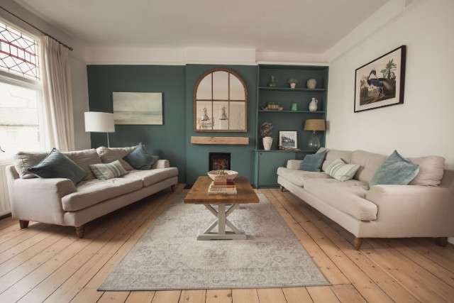 The living room of Fairhaven, a property in Dartmouth