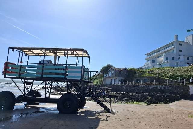 The Sea Tractor at Burgh Island