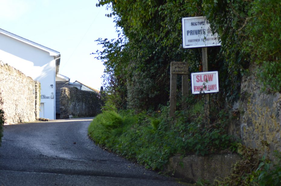 Rectory Lane in Dittisham