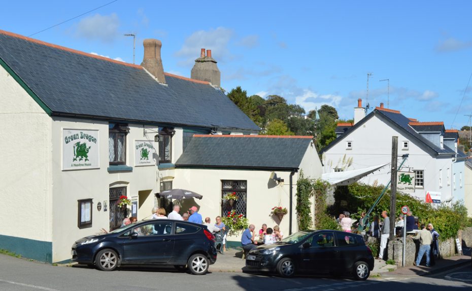 The Green Dragon pub in Stoke Fleming