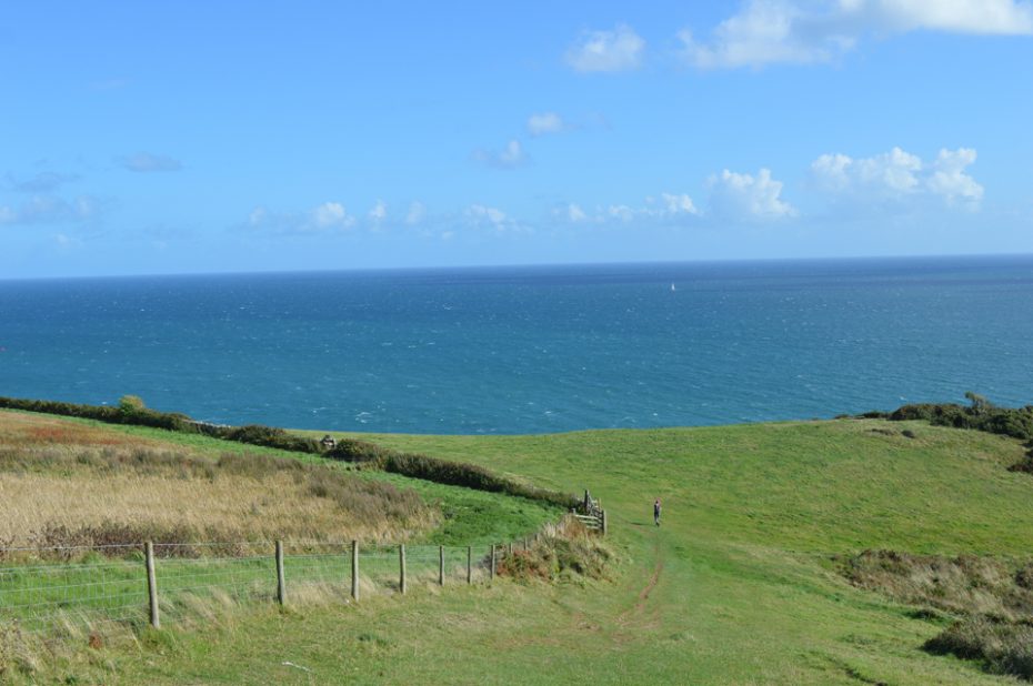 Carry on down the hill from