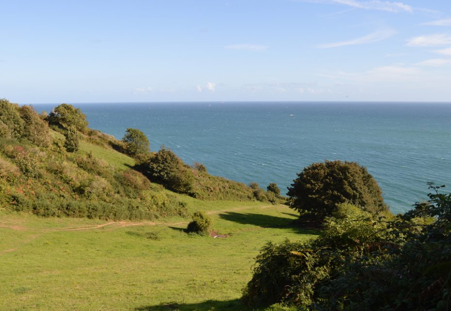 Downhill towards Compass Cove