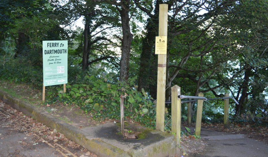 The entrance to Dartmouth Castle Ferry