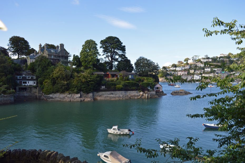 The view from Warfleet of the creek